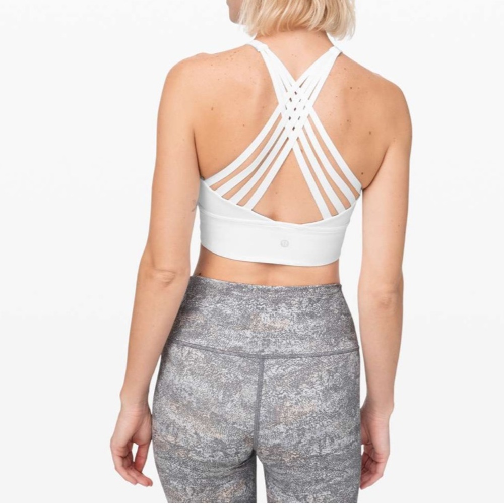 lululemon free to be moved White Strappy Back Sports Bra